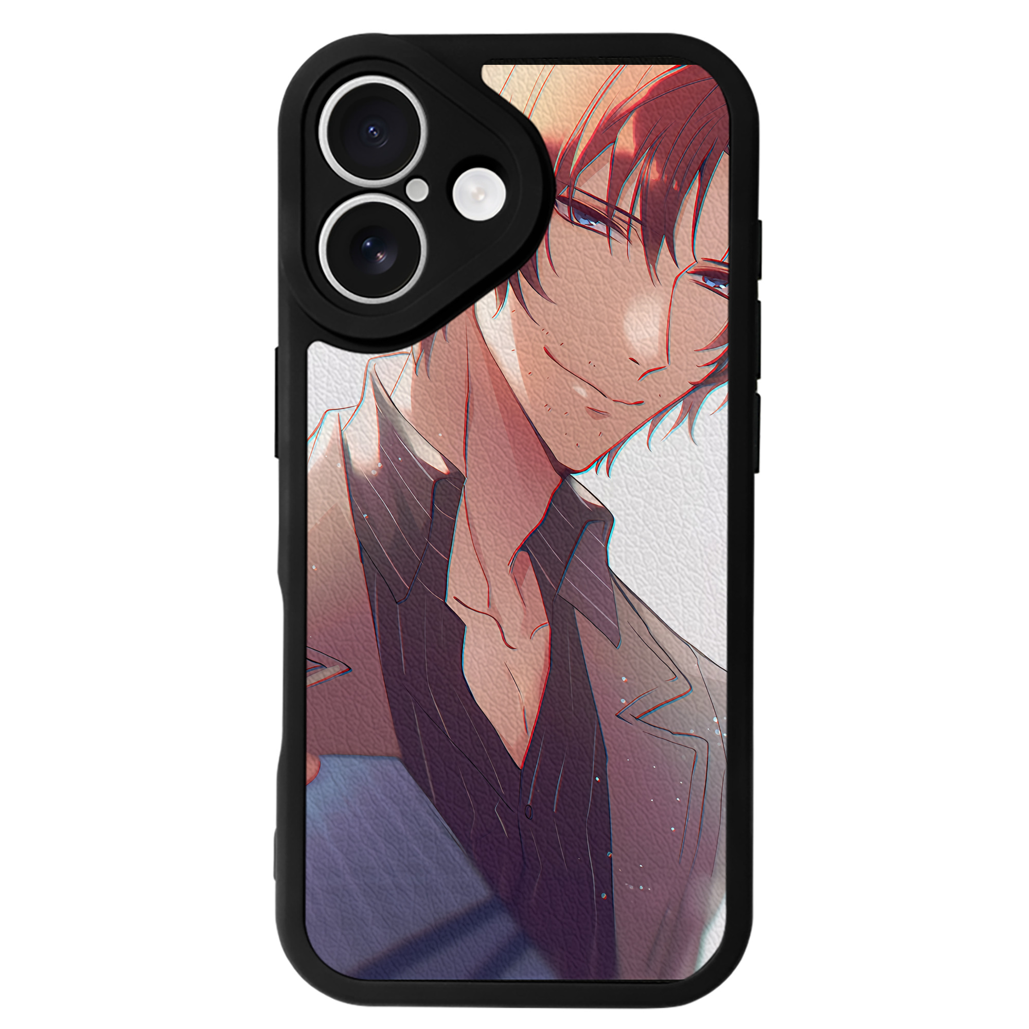 （画像用） 文豪ストレイドッグス Bungo Stray Dogs 【iPhone 16シリーズ対応】シリコンスマホケース（レザー調） 材質：シリコン